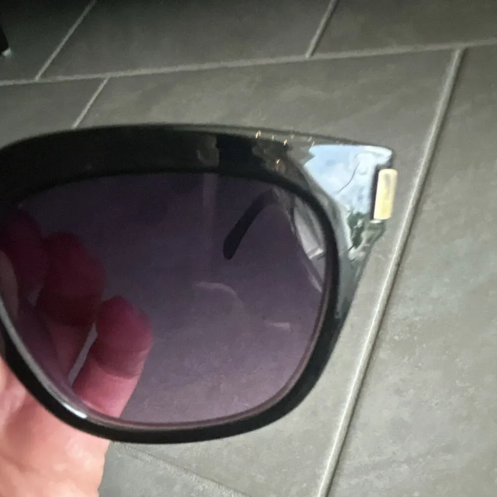 BCBGeneration BG3070CE Women's Cat Eye Sunglasses Black Frame Purple Gradient